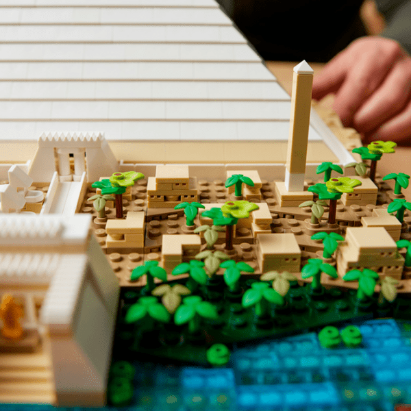 Constructor LEGO Great Pyramid Of Giza White Numărul de piese 1476, 18+ photo 13