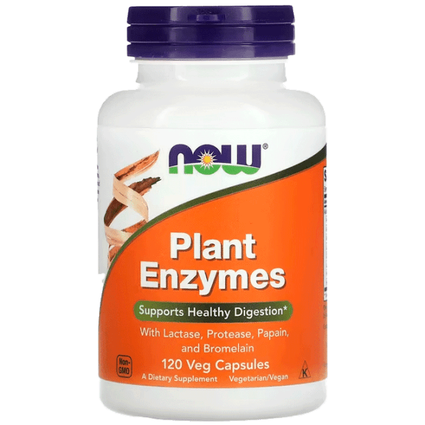 Витамины и минералы Now Foods PLANT ENZYMES 733739029669  120 photo 1