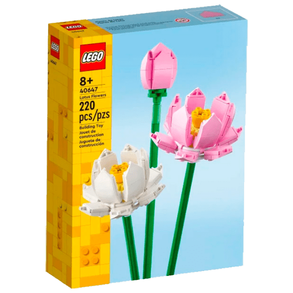 Constructor LEGO Lotus Flowers Green Numărul de piese 220, 8+ photo 1