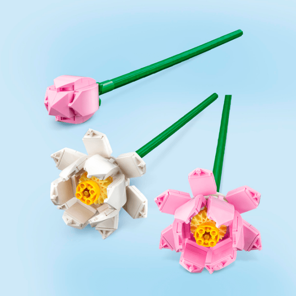 Constructor LEGO Lotus Flowers Green Numărul de piese 220, 8+ photo 3