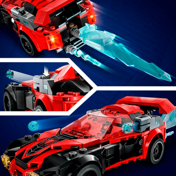 Конструктор LEGO Miles Morales vs. Morbius Красный Количество деталей 220, 7+ photo 9