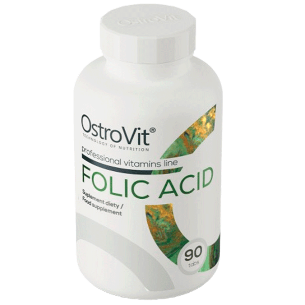 Витамины и минералы OstroVit Folic Acid 5902232619256 90  photo 2