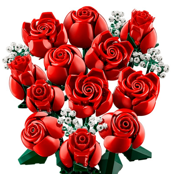 Constructor LEGO Bouquet of Roses Red Numărul de piese 822, 18+ photo 5