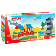 Конструктор Dolu Train Set Разноцветный Количество деталей 36, 1.5+