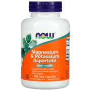 Vitamine și minerale Now Foods MAG/POTASSIUM ASPARTATE 733739013200  120