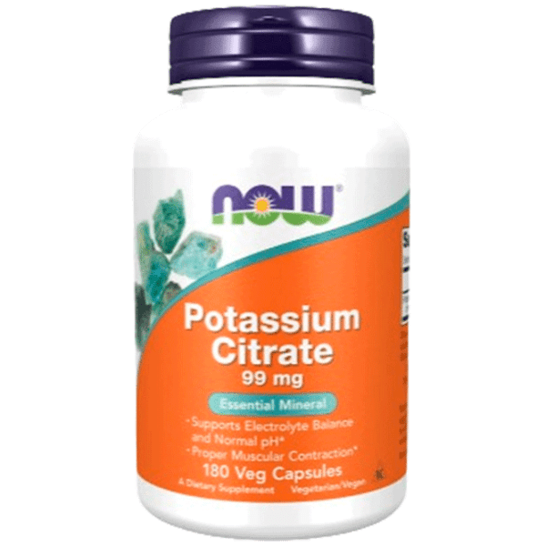 Витамины и минералы Now Foods POTASSIUM CITRATE 733739014481  180 капсулы photo 1