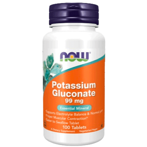 Витамины и минералы Now Foods POTASSIUM GLUCONATE 733739014603  100 капсул photo 1