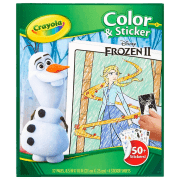Креативный набор Crayola Color & Sticker Frozen 04-5864 Разноцветный Для девочек, 3+