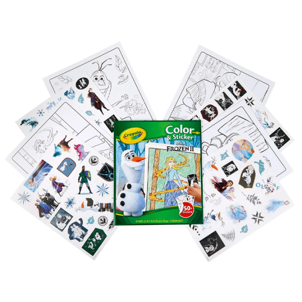 Креативный набор Crayola Color & Sticker Frozen 04-5864 Разноцветный Для девочек, 3+ photo 5