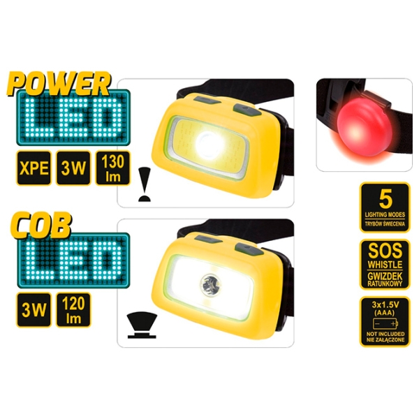 Lanternă Vorel 88678 Yellow  photo 5