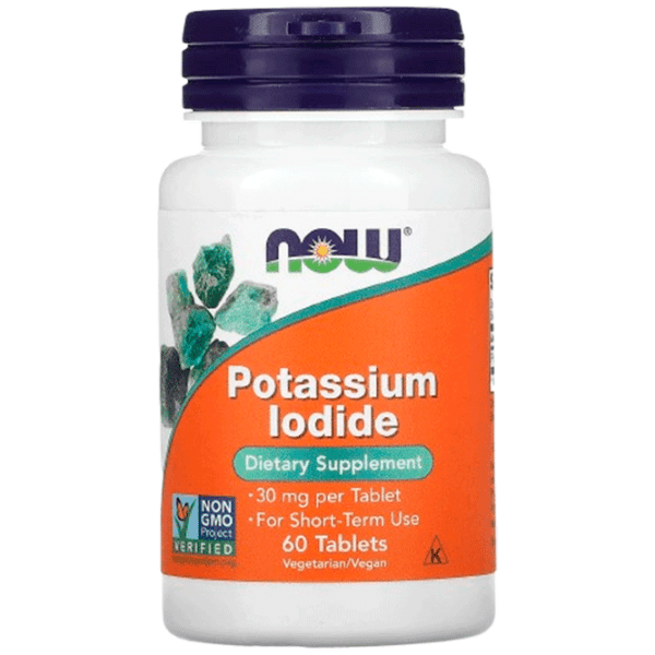 Vitamine și minerale Now Foods POTASSIUM IODIDE 733739014542 60  photo 1
