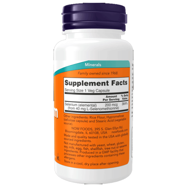 Витамины и минералы Now Foods Selenium 733739014856  90 капсул photo 2