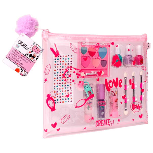 Set de creație Create it Makeup Bag 84505 Pink Pentru fetițe, 6+ photo 1