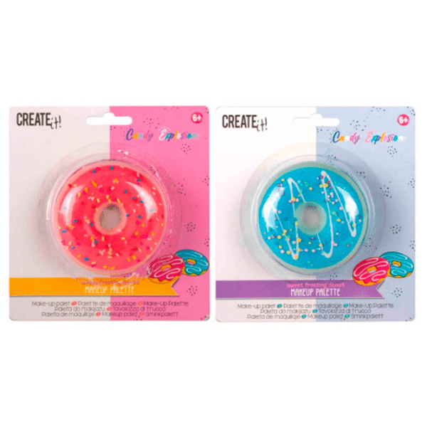 Set de creație Create it Candy Explosion Paleta de machiaj "Donut" 84812 Multicolor Pentru fetițe, 6+ photo 2