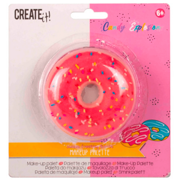 Set de creație Create it Candy Explosion Paleta de machiaj "Donut" 84812 Multicolor Pentru fetițe, 6+ photo 3