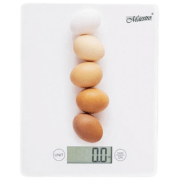 Cântar de bucătărie Maestro MR -1800 White , Sticlă, 5 kg