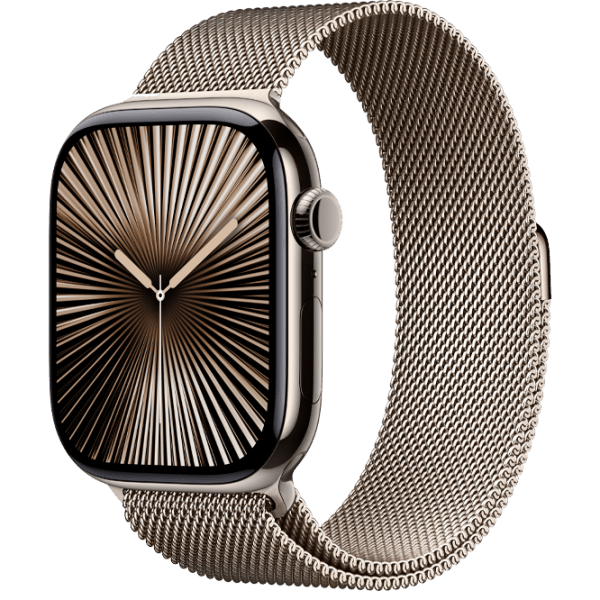Ceas inteligent Apple Watch Series 10 Natural Titanium | 42 mm | Titan/Titan
| MWXF3ZP/A photo 1
