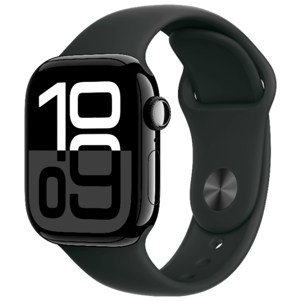 Ceas inteligent Apple Watch Series 10 Jet Black | 42 mm | Aluminiu/ Silicon
| MWWE3QI/ A photo 1