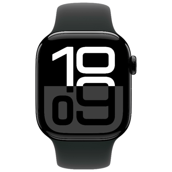 Ceas inteligent Apple Watch Series 10 Jet Black | 42 mm | Aluminiu/ Silicon
| MWWE3QI/ A photo 2