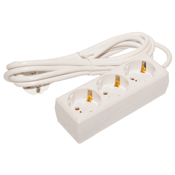 Удлинитель BACHMANN 3842015 1.5 м White  photo 1