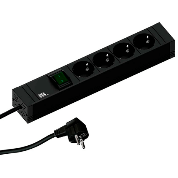 Удлинитель BACHMANN 420.0012 2 м Black  photo 1