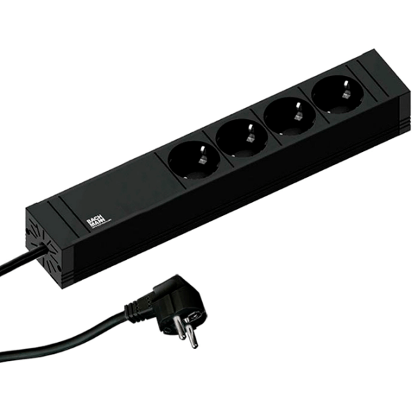 Удлинитель BACHMANN 420.0017 2 м Black  photo 1
