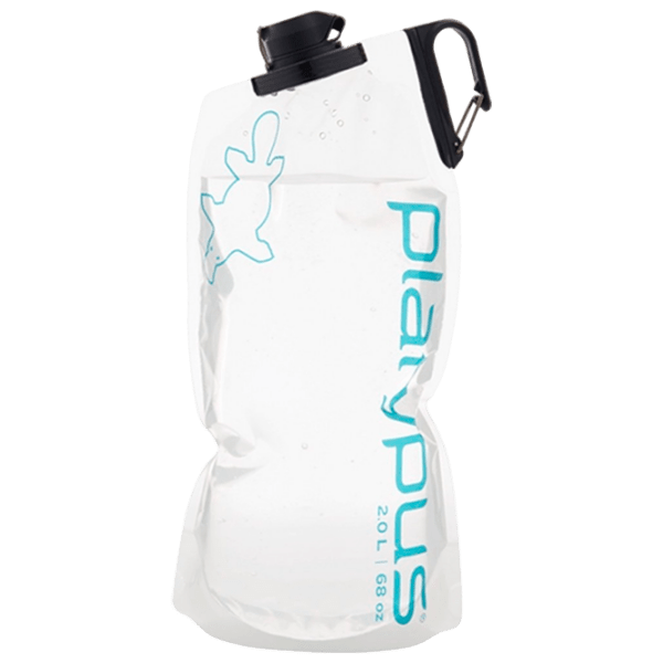 Sistem de hidratare Platypus DuoLock Bottle Platy Logo White 2000 ml photo 1