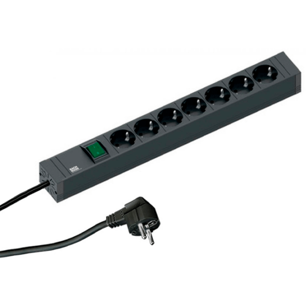 Удлинитель BACHMANN 420.0014 2 м Black  photo 1
