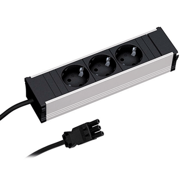 Удлинитель BACHMANN 333.1007 0.1 м Black  photo 1