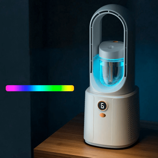 Umidificator de aer Leafless Spray Fan A1 White  photo 8