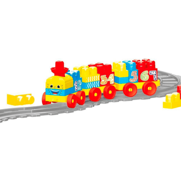 Конструктор Dolu Train Set Разноцветный Количество деталей 58, 1.5+ photo 4
