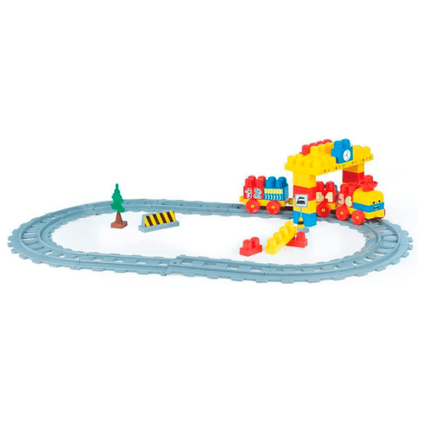 Конструктор Dolu Train Set Разноцветный Количество деталей 58, 1.5+ photo 5