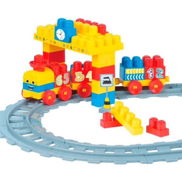 Конструктор Dolu Train Set Разноцветный Количество деталей 58, 1.5+ photo 6