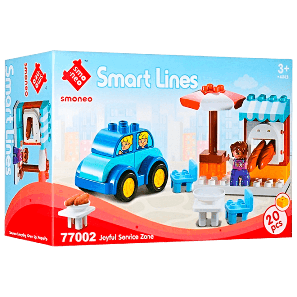 Constructor Optmarket Smart Lines Multicolor Numărul de piese 20, 3+ photo 1