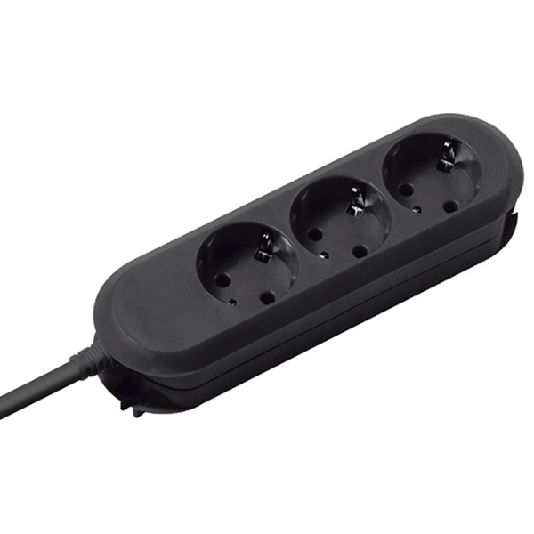 Удлинитель BACHMANN 387.171 3 м Black  photo 1