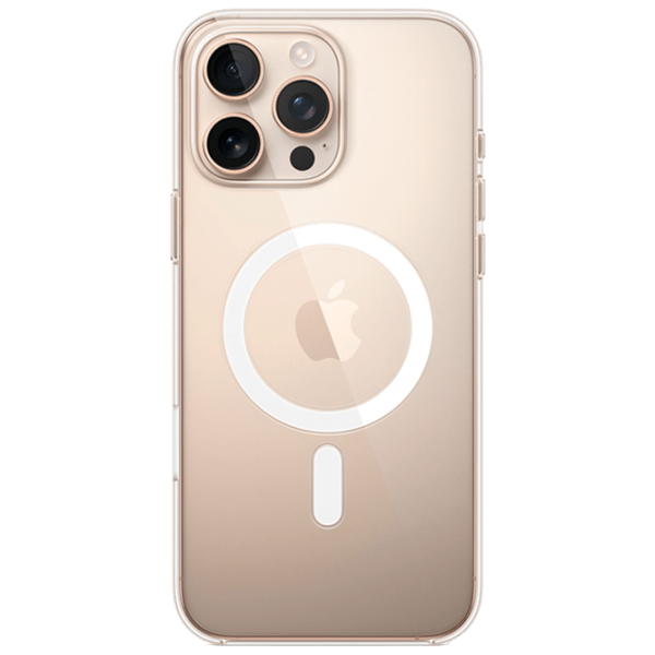 Чехол для смартфона Apple iPhone 16 Pro Max (MA7F4ZM/A) White Прозрачный Apple, ПП, MagSafe Back photo 1
