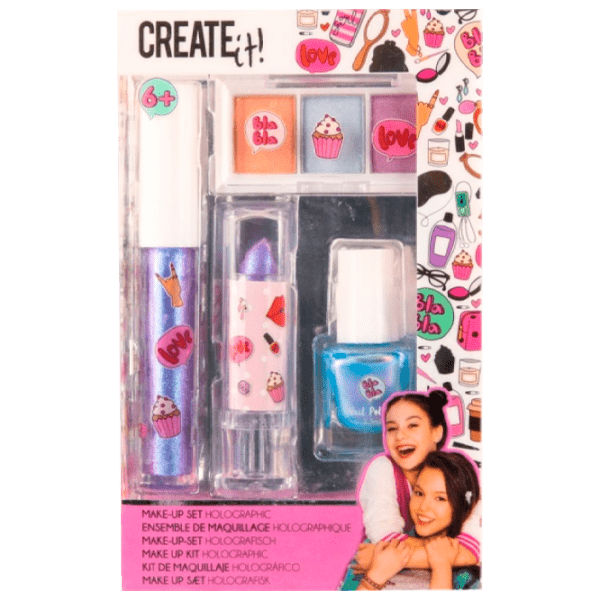 Set de creație Create it Make-Up Set Holographic 84140 Multicolor Pentru fetițe, 6+ photo 1