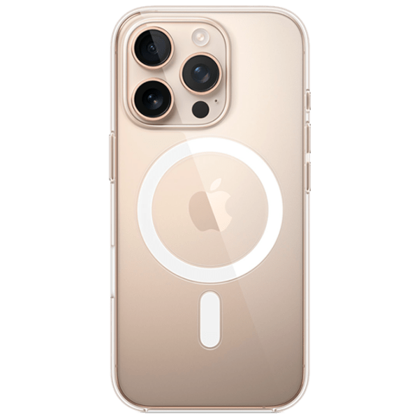 Чехол для смартфона Apple iPhone 16 Pro (MA7E4ZM/A) White Прозрачный Apple, ПП, MagSafe Back photo 1