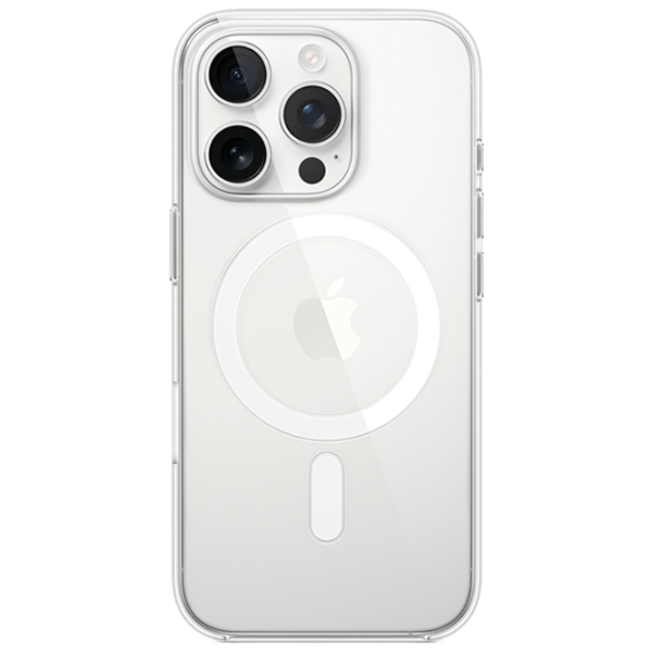 Чехол для смартфона Apple iPhone 16 Pro (MA7E4ZM/A) White Прозрачный Apple, ПП, MagSafe Back photo 3