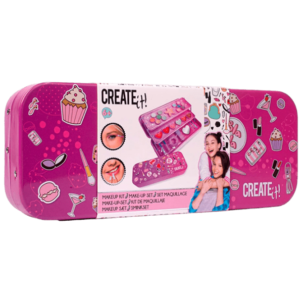 Set de creație Create it Make-Up Set Cutie Machiaj 84504 Pink Pentru fetițe, 6+ photo 1