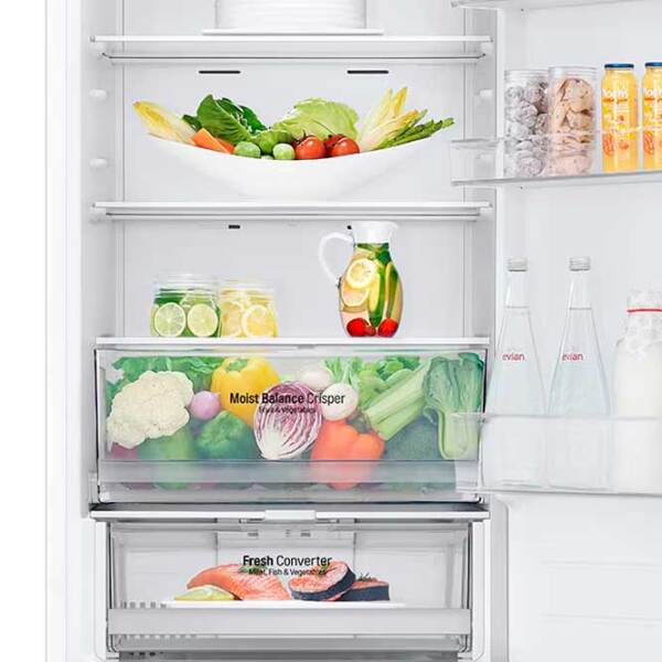 Frigider LG GBV3100CSW White 190l/ No Frost, 110l/ No Frost, C photo 6