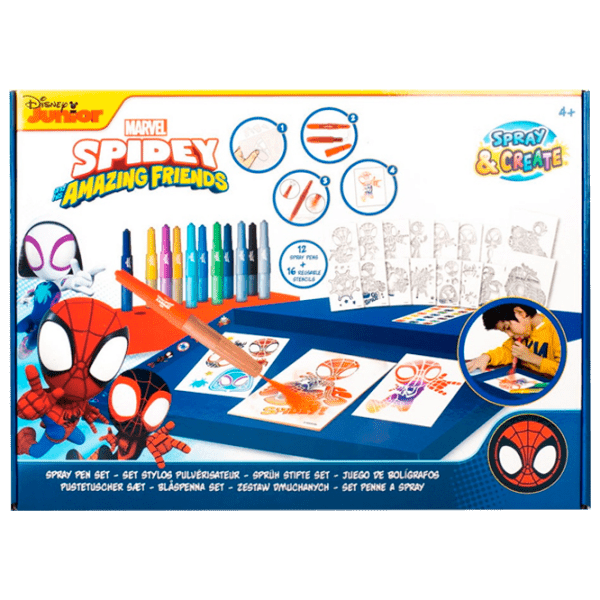 Креативный набор Canenco Spray & Create Spidey SP22368 Blue Для мальчиков, 4+ photo 1
