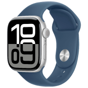 Умные часы Apple Watch Series 10 Серебристый 1.96" | 46 мм | Алюминий/ Силикон| MWWL3QI/ A