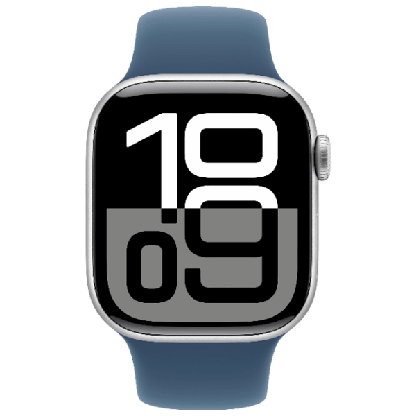 Умные часы Apple Watch Series 10 Серебристый 1.96" | 46 мм | Алюминий/ Силикон| MWWL3QI/ A photo 2