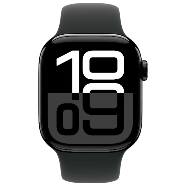 Ceas inteligent Apple Watch Series 10 Jet Black 1.96" | 46 mm | Aluminiu/ Silicon
| MWWQ3QI/ A photo 2