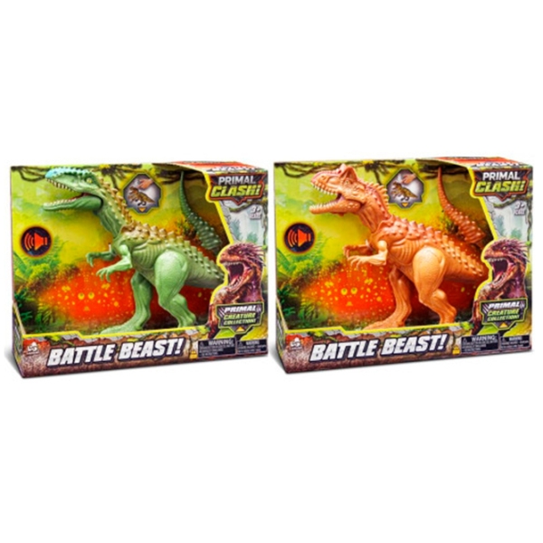 Фигурки Primal Clash Carnotaurus/Gigantosaurus 3+ / Разноцветный photo 2