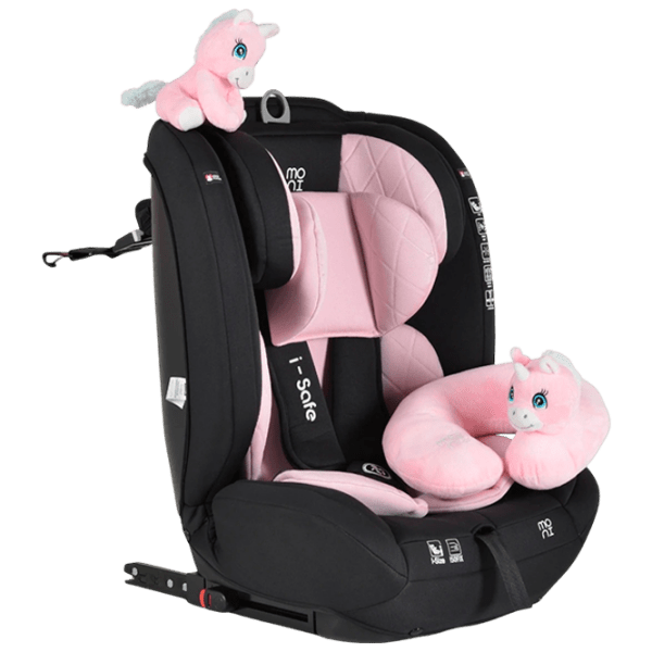 Scaun auto Moni Isafe 00-00822862 Pink 1 an - 12 ani, 36 kg photo 1