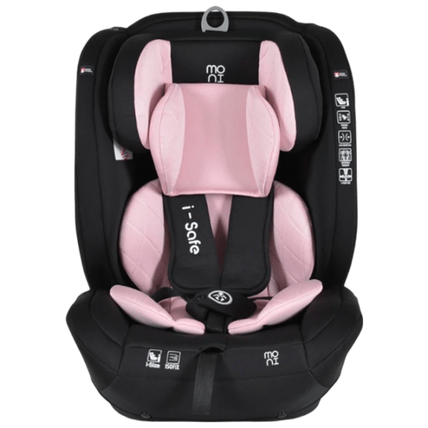 Scaun auto Moni Isafe 00-00822862 Pink 1 an - 12 ani, 36 kg photo 2