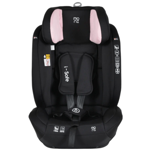 Scaun auto Moni Isafe 00-00822862 Pink 1 an - 12 ani, 36 kg photo 3