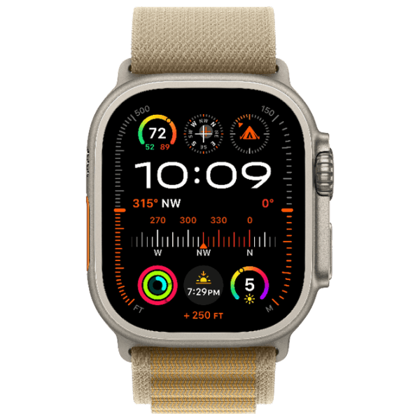 Умные часы Apple Watch Ultra 2 Натуральный Титан 1.92" | 49 мм | Титан/ Текстиль| MX4E3 photo 2